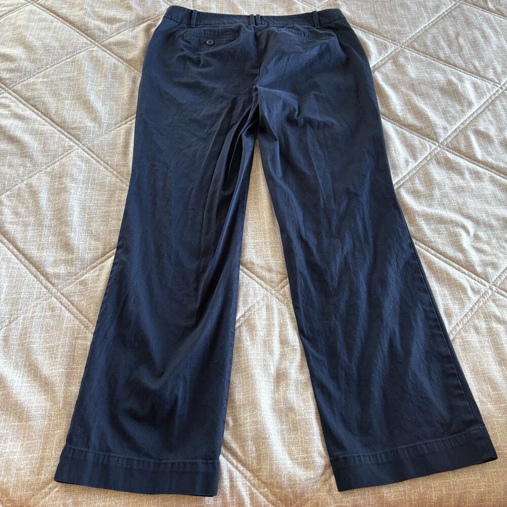 Talbots: Women's Navy Blue The Perfect Chino Pants Size 10